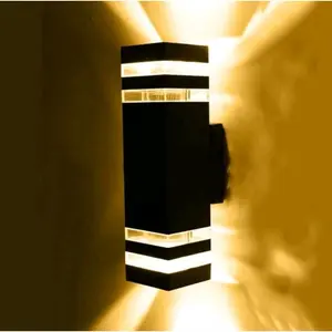 Lampu Hias Outdoor Dinding Pilar PVC Termurah Minimalis Bohlam