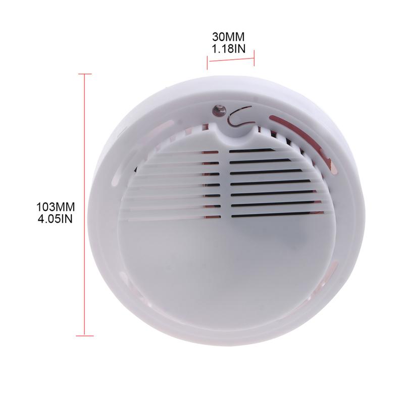 Product Introduction of (1 pc) Audible and visual alarm for sm0ke detection 0