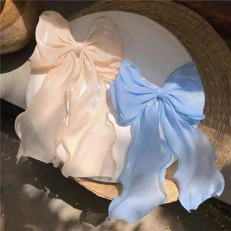 Kẹp Tóc Nàng Tiên Cá Ji, Siêu Thanh Lịch, Thiết Kế Lung Linh Tinh Xảo, Nút Thắt Lớn, Kẹp Trên Streamer, Thích Hợp Cho Bé Gái Mùa Hè, Phong Cách Người Nổi Tiếng Trên Internet, Thiết Kế Sau Đầu, Phụ Kiện Tóc Thanh Lịch, Hàng Mới Về kepto  cnotieuthu Women 0
