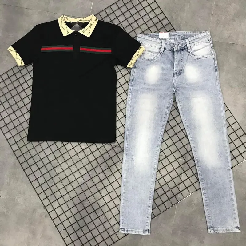 Quần Jean Dài Nam Màu Xám Ôm Gọn Chất Vải Co Giãn Menswear Pants 1