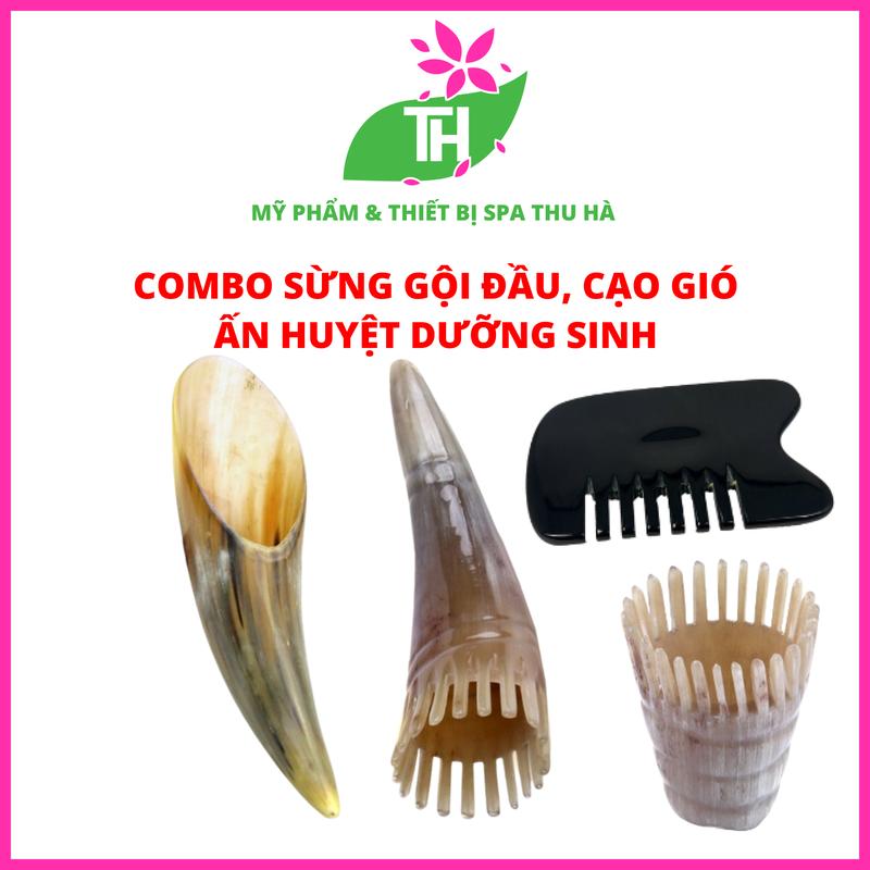  Các Loại Lược Sừng Gội Đầu Chải Tóc Cạo Gió Ấn Huyệt Dưỡng Sinh Cho Spa Và Cá Nhân 