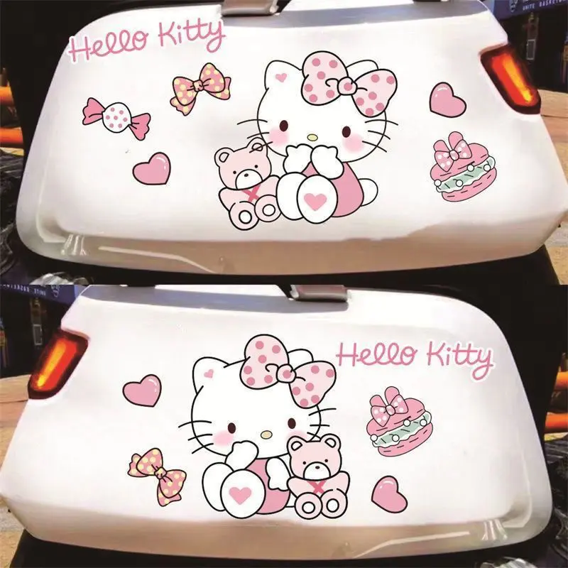 Hình Dán Xe Điện, Thiết Kế Hoạt Hình Hello Kitty Dễ Thương, Thích Hợp Cho Xe Điện Bê AIMA Q6, Nhãn Dán Trang Trí Thông Dụng, Mới Cho Năm 2025