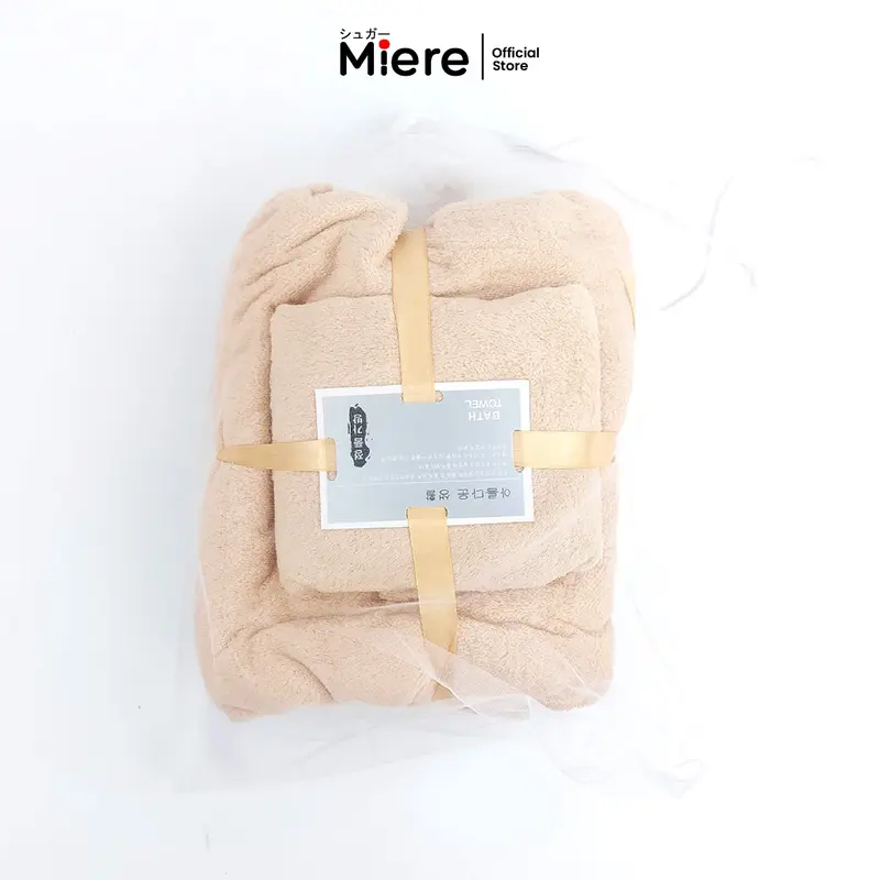 Miere Home - Paket Cleaning Combo 3in1 Spray Mop + Handuk Mandi + Gantungan Hanger Super Hemat 8