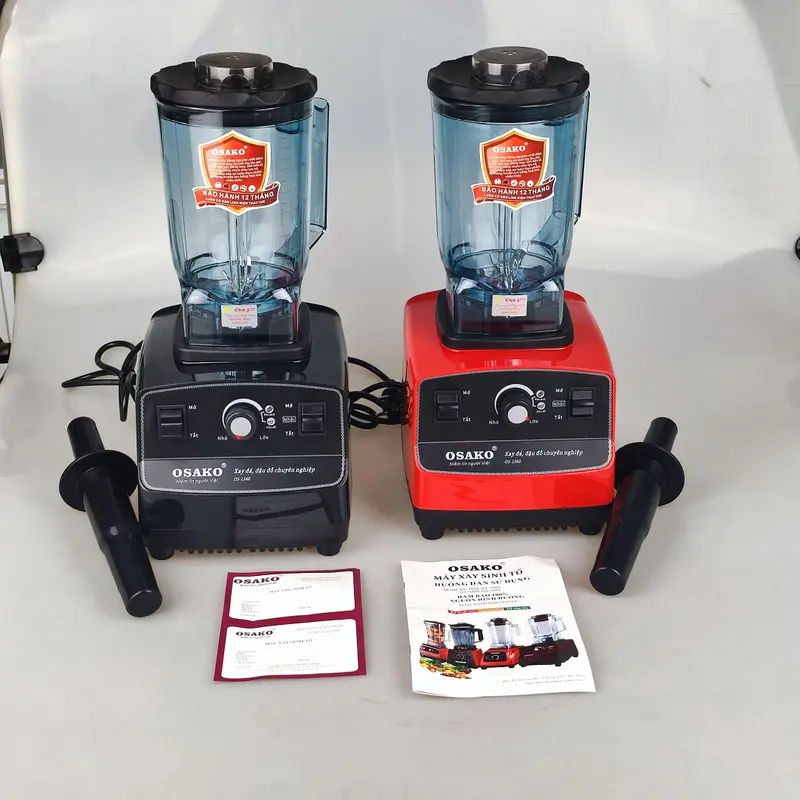 Máy xay sinh tố công nghiệp Osako 1450W OS-1560 xay sinh tố đá, rau má, hạt khô...mịn nhuyễn, cối 2L-Chuyên quán 1