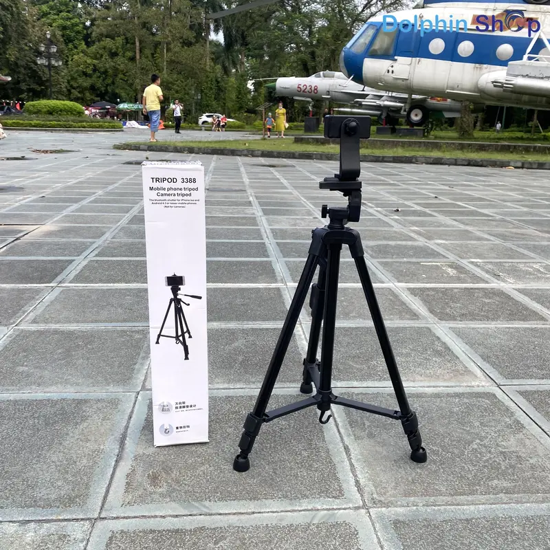 Tripod 3388 Máy Ảnh, Điện Thoại Chụp Ảnh, Quay Video Từ Xa Qua Nút Remote Bluetooth 4