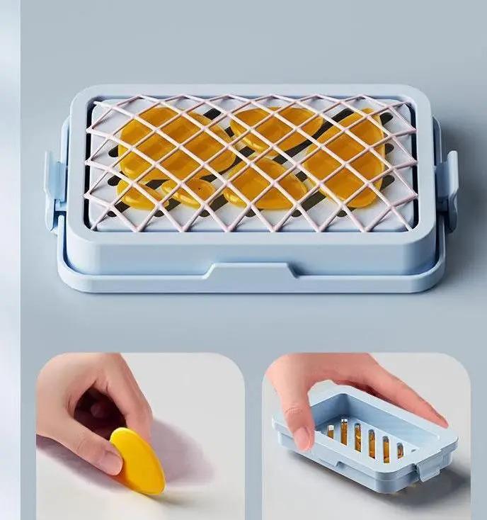 Product Introduction of Hộp Xà Phòng Lưới, Để Làm Sạch Và Bảo Quản Phòng Tắm, Máy Phân Phối Xà Phòng Tạo Bọt, Lưới Đàn Hồi Cao, Đĩa Xà Phòng Tạo Bọt 0