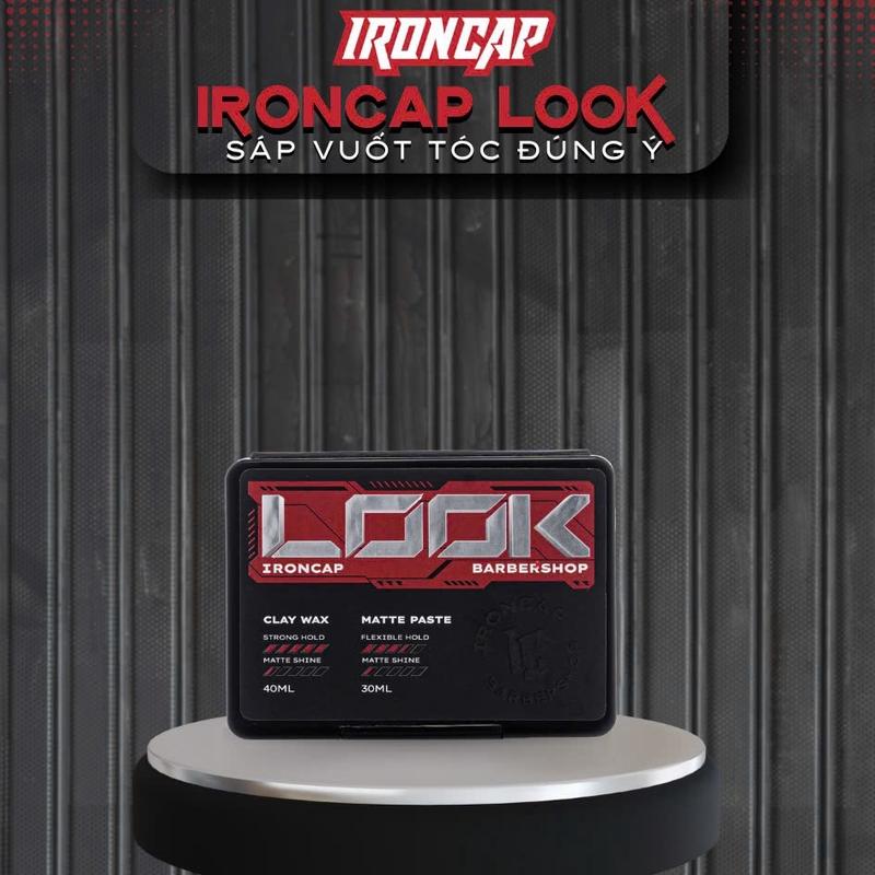  Sáp Vuốt Tóc IRONCAP LOOK - Sáp Vuốt Tóc Đúng Ý 2IN1 70ML 