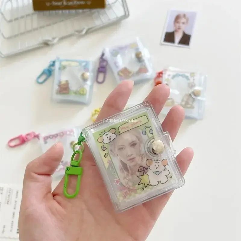 Túi Giữ Ảnh, 2 Inch, Trong Suốt, Album Ảnh Mini Tự Làm, Móc Chìa Khóa, Bảo Quản Ảnh Chứng Chỉ Cầm Tay Nhẫn Chìa Khóa Cầm Tay Hàng Mới Về 2