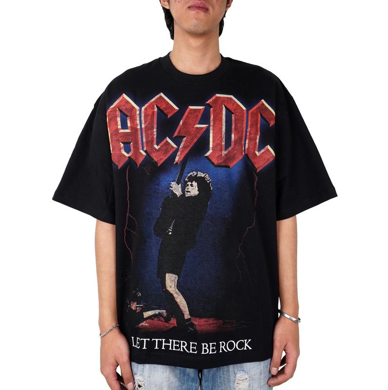 Tshirt Oversize NonWash ACDC Let There Be Rock Vintage Tees 6