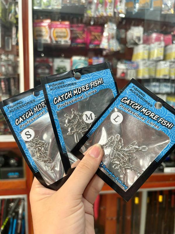 Khóa Câu Cá Lọt khoen 1bịch 10c chống rỉ cực tốt - Bắt Cá Đi Câu Lure Fishing