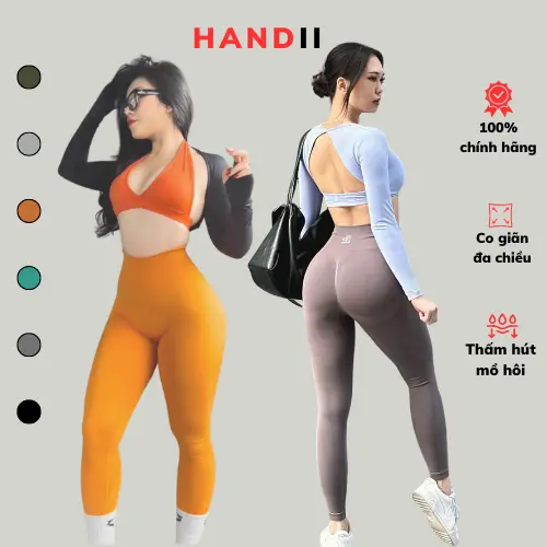 Quần tập gym nữ CONTOURN seamless legging S.E.Y, quần tập yoga,thể thao "HANDII"