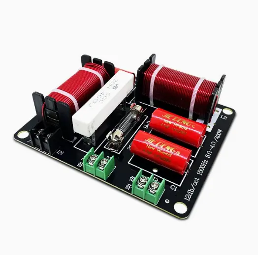 Mạch phân tần loa 2 đường tiếng 400w sử dụng cho loa bass to 30-40-50 CÔNG SUẤT LỚN có bảo vệ chống cháy treble, đầu nối sẵn không cần hàn dây 1
