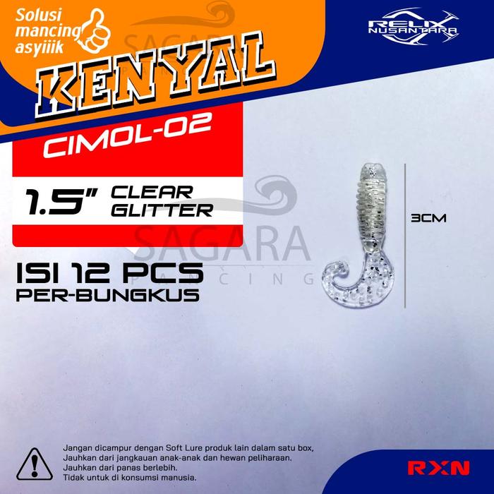 Gambar Umpan Pancing Kenyal Cimol SoftLure Cimol Soft Lure Cimol Relix Nusantara dari Sagara Pancing Kab. Sukabumi 5 Tokopedia