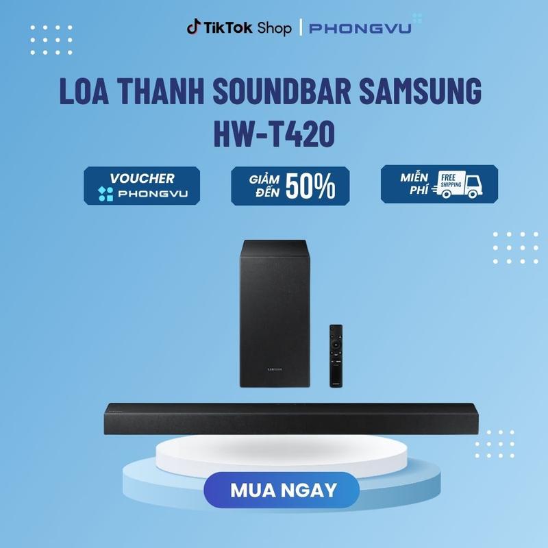 Loa Nghe Nhạc Soundbar Samsung HW-T420 Tự động phân tích & Tối ưu âm thanh - Bảo hành 12 tháng