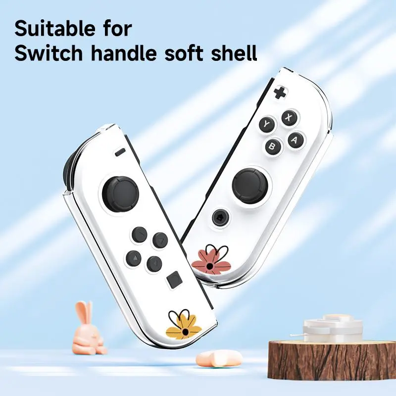 Controller Protective Case, Joy-Con Controller Protective Cover, Switch Game Accessories, Protects The Handle from Damage, Easy To Install and Remove 3