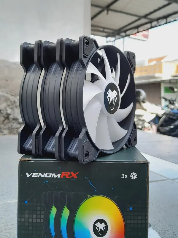 FAN CASING ARGB 3 in 1 VenomRX Komputer Pc 3