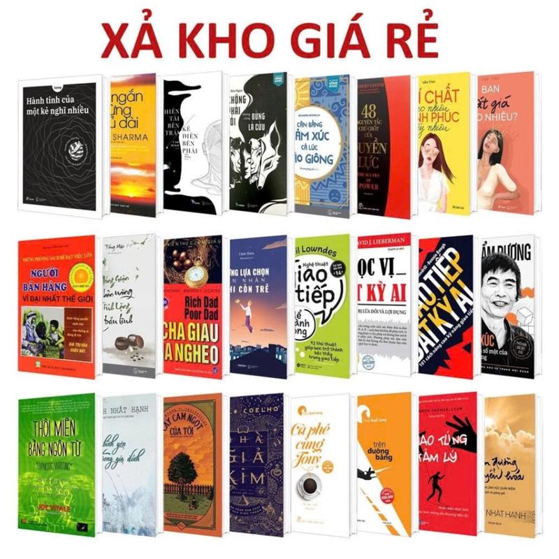 Xả kho -  Sách Kỹ Năng Chọn Lọc - sách đọc tham khảo