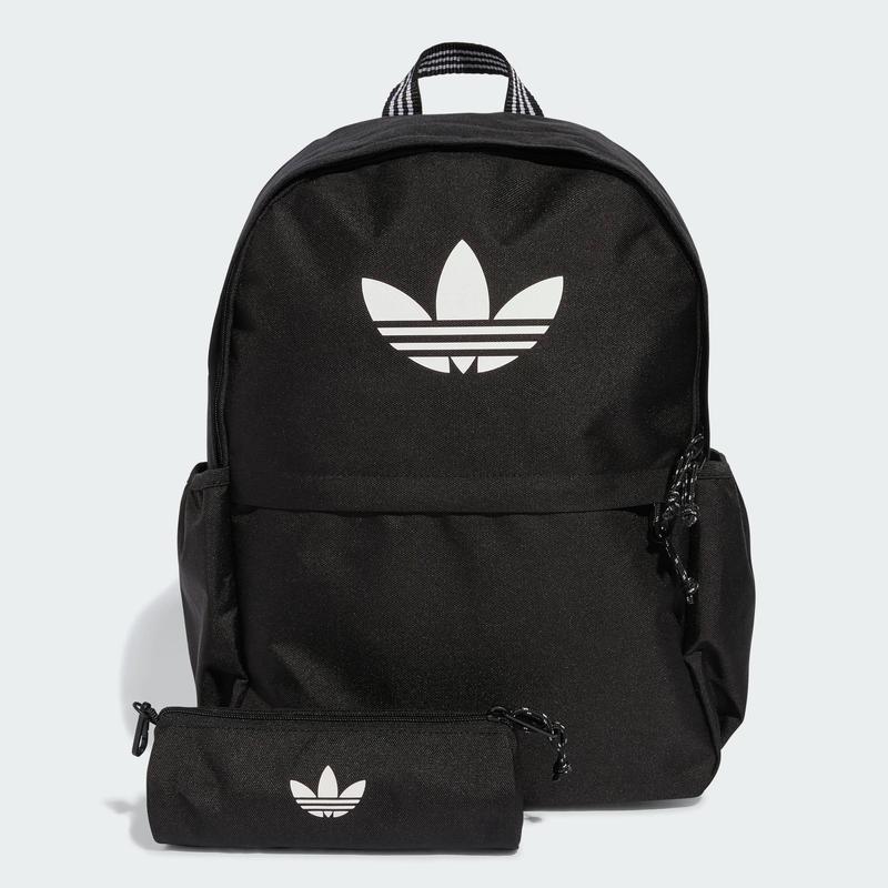 adidas Lifestyle Backpack With Pencil Case Unisex Black JW0315