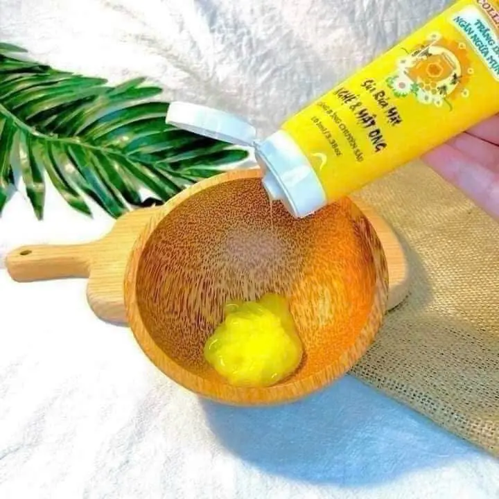 Sửa rửa mặt x3 nghệ và mật ông,giảm thâm làm trắng da,trẻ hoá làn da, trị mụn
