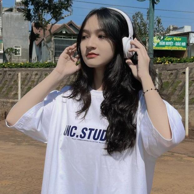 Áo thun tay lỡ form rộng DEUNCOOL Basic Tee Drop 1.0 - Màu Trắng - In UNC.STUDIOS 6