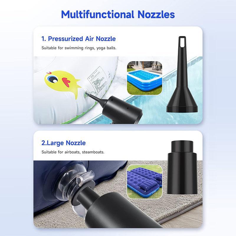 Product Introduction of USB Rechargeable Air Duster, Electric Air Blower, Multifunctional Compressed Air Duster for Car, Keyboard, Camera, Mobile Phone, Computer, Laptop 3
