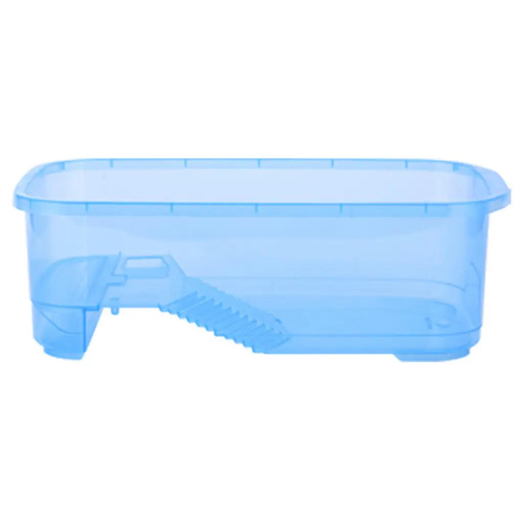 Wiutare- Transparent Animal Habitat Cage Anti-crack Accessory Plastic Turtle Container Snake Turtle Breeding Box Case for Tortoise Thicker Material