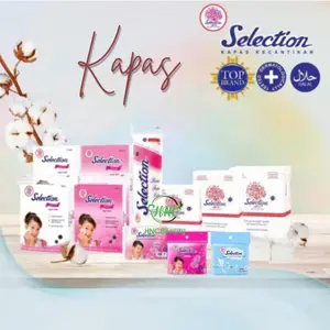 KAPAS SELECTION / MEDISOFT Facial Cotton Round Oval Bulat Ball Bud Special Tipis Kotak Lapis Tebal