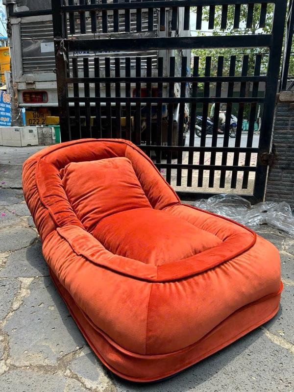 Product Introduction of Ghế Lười Sofa Ú Thư Giãn Tặng Kèm 2 gối nằm , Gập 5 Cấp Độ tiện lợi - Hàng Loại 1 1