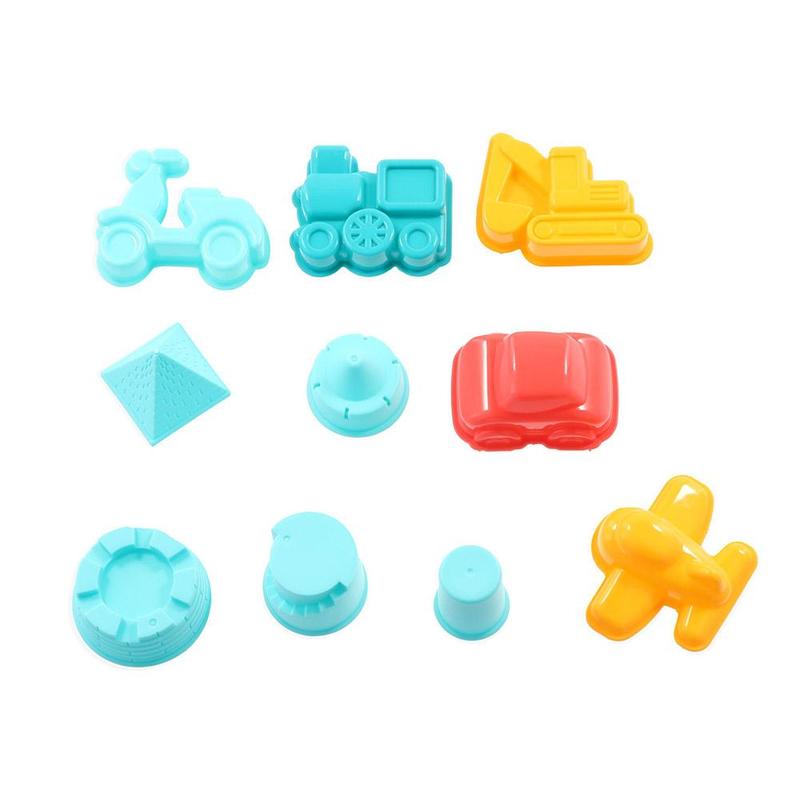 Product Introduction of Travel Beach Toys  Beach Toys Set With Sand Rake Watering Can Bucket Shovels Rakes Models Play Tools 37