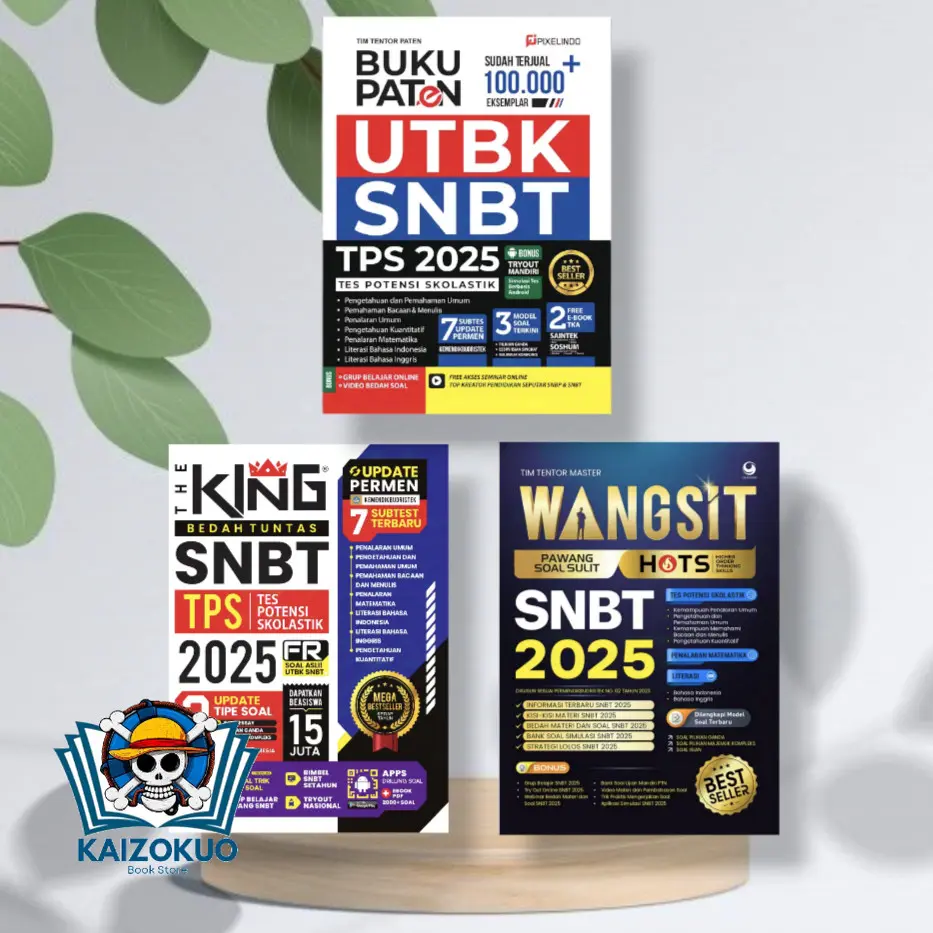 PASTI LOLOS PTN : Buku Paten SNBT 2025, Buku Wangsit SNBT 2025 & Buku The King SNBT 2025.