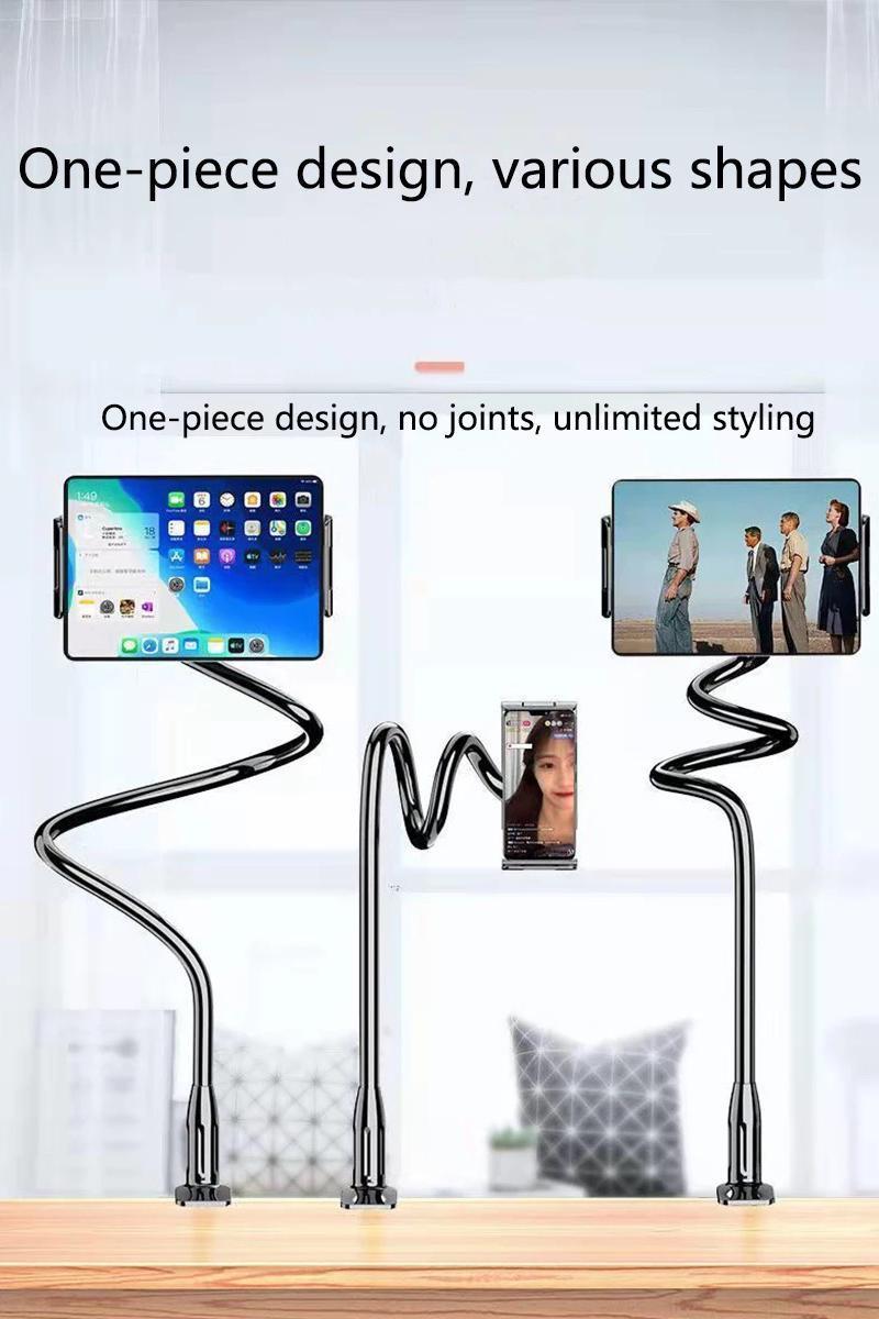 Product Introduction of Lazy Mobile Phone Gooseneck Stand Holder Flexible Long Arm 360º Universal Phone Holder With Clip For Bed Desk Table Kitchen Adjustable Bracket Clamp 22