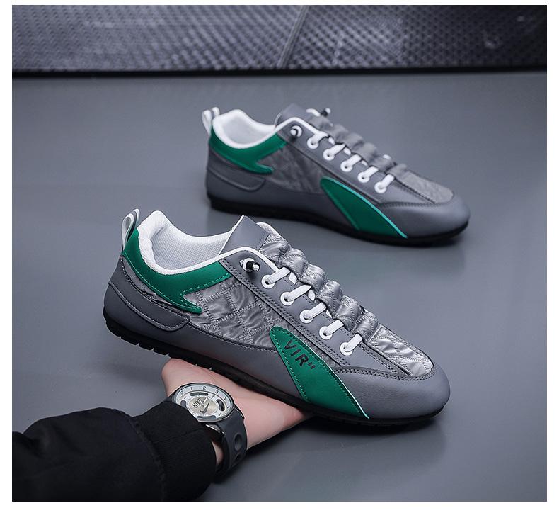 Product Introduction of Live Streaming Hot Sale Summer New Korean Style Trendy Umbrella Cloth Breathable Loafers Ultra-light Casual Men's Shoes Parent 37