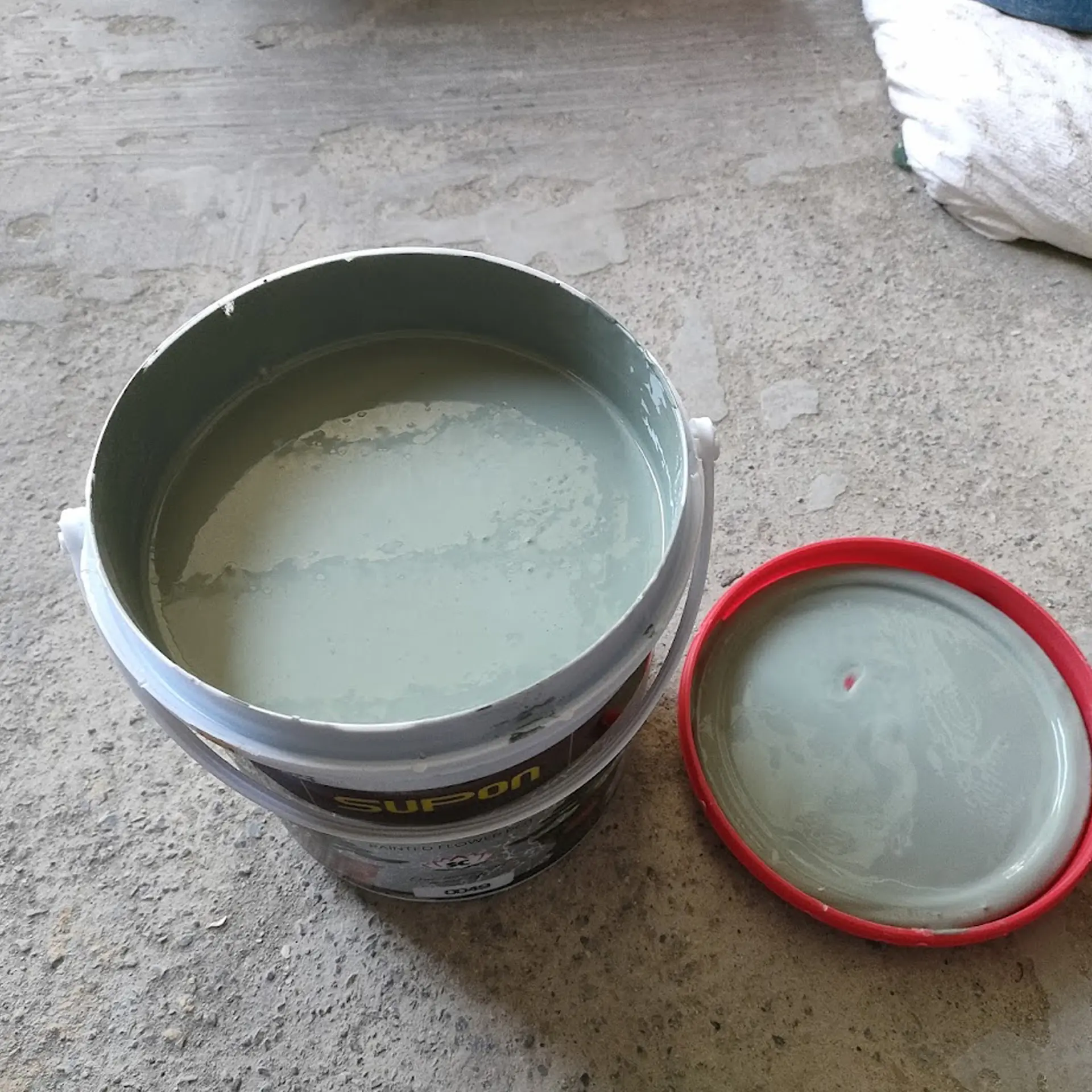 Sơn chậu cảnh chuyên dụng màu xanh ngọc  1kg