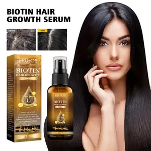 Semprotan Pertumbuhan Rambut Biotin EELHOE Kuat Anti-Kerontokan Memperbaiki Rambut Menyehatkan Perawatan Rambut Semprotan Penguat Akar