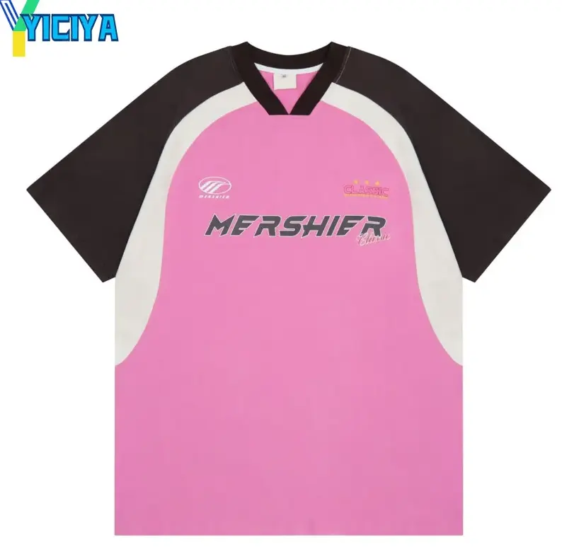 Áo Thun Newseven Phối Cổ V Phong Cách Thẻ Thao V-neck T-shirt AT.374 2
