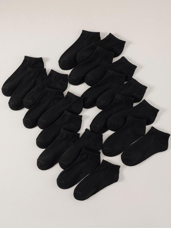 Women's 50 Pairs Solid Ankle Socks, Casual Comfortable Breathable Socks for Daily Wear, Multipack Low Cut Socks for Women & Girls 2