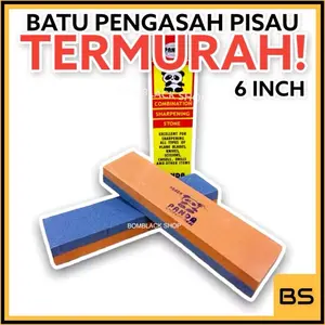 batu asah 6" pengasah asahan pisau gunting mata bor tajam GOANNA