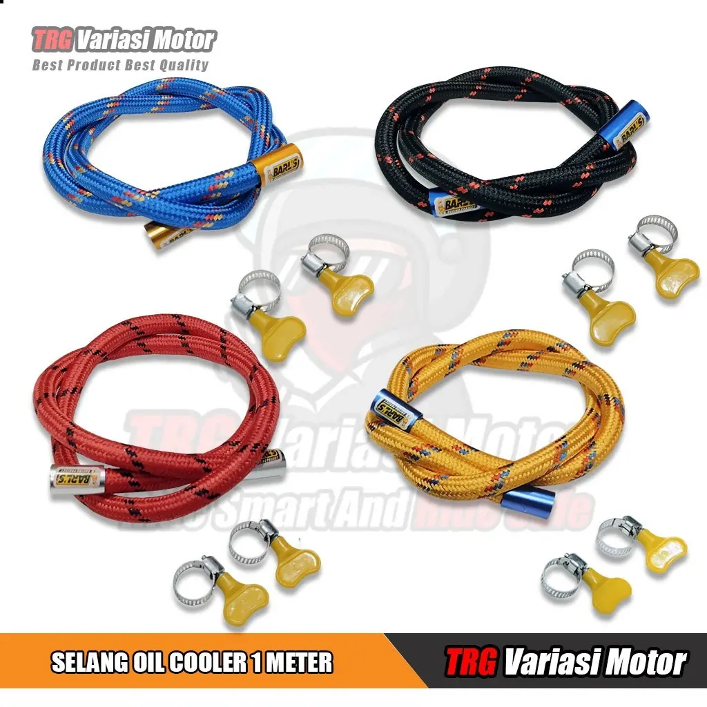 Selang Oil Cooler Selang Hawa Mesin Selang Oli Cooler FPR Serat Free Klem