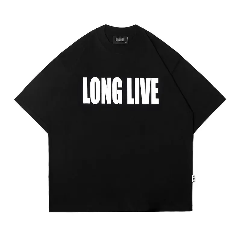 【COD】 LONG LIVE.BLACK WHITE I TSHIRT I SORRYNOTSORRY.BI+CH I SNSB Crew-neck fashion unisex T-shirt Menswear Top Kaos Pria Baju Wanita 5
