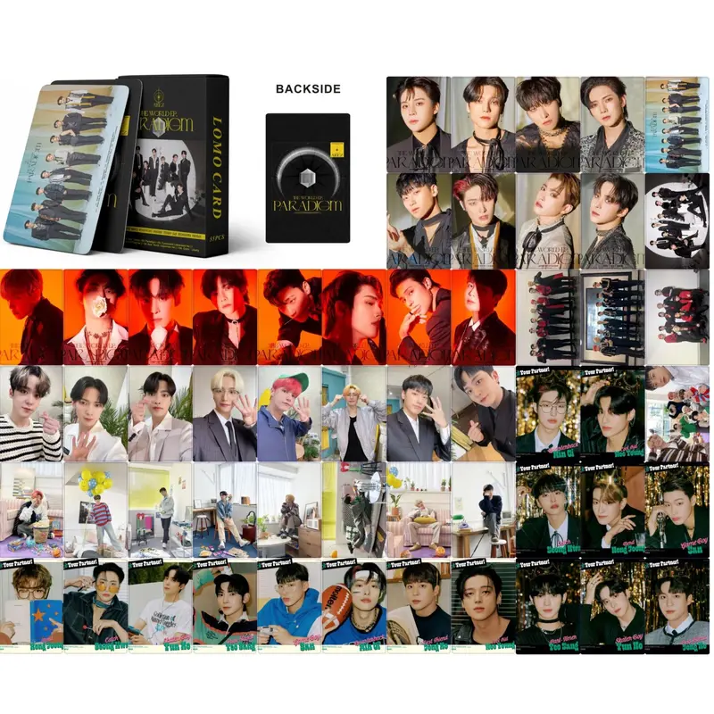 [55pcs] PACK PHOTOCARD ATEEZ PARADIGM LOMO CARD PHOTO CARD KPOP LOMOCARD KPOPERS PHOTOCARD 5