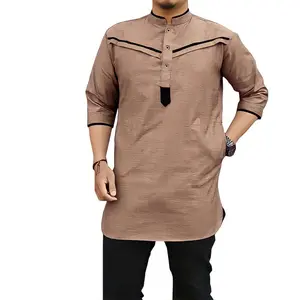 PIK - Koko Kurta Rafli S2 Pakaian Muslim Pria Dewasa Katun Baju Panjang