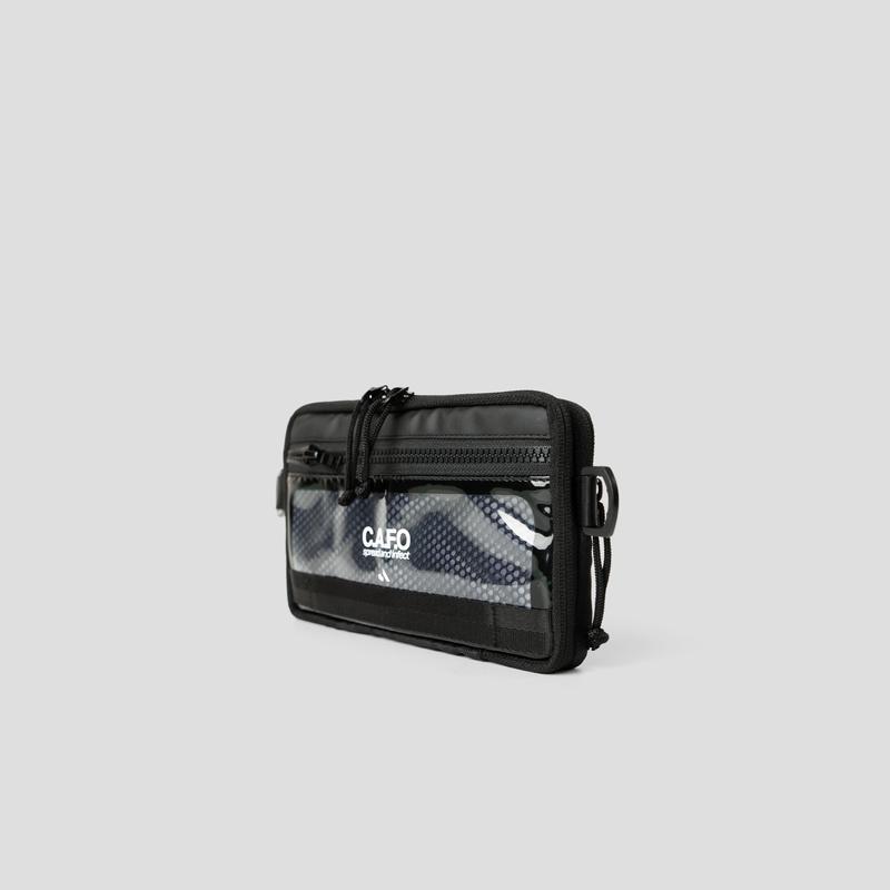 Sidekick Project Handbag Pria CAFO Morphogenesis - Clutch Warna Hitam 2