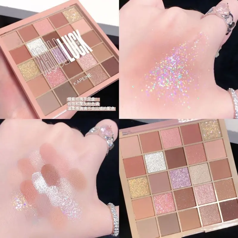 Bảng phấn mắt K'APEINE, phấn mắt nội địa trung 25 ô makeup 3 tông màu T112 5