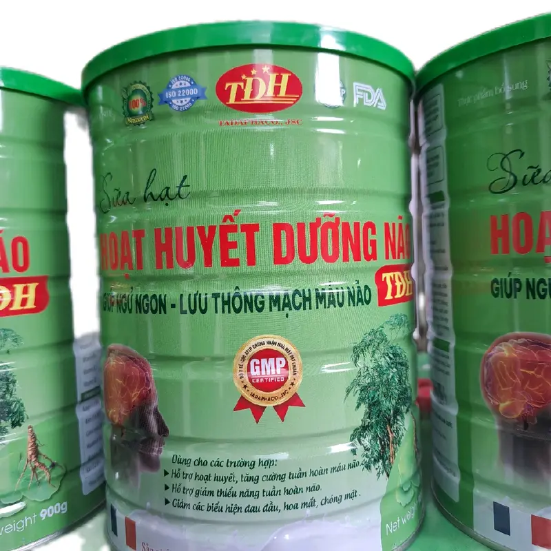 Sữa Hạt Hoạt Huyết Dưỡng Não hỗ trợ hoạt huyết , tăng cường tuần hoàn máu não giúp ngủ ngon hộp 900g 1