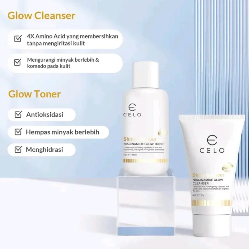 Shiny Glamour Niacinamide Glow Set CELO 2