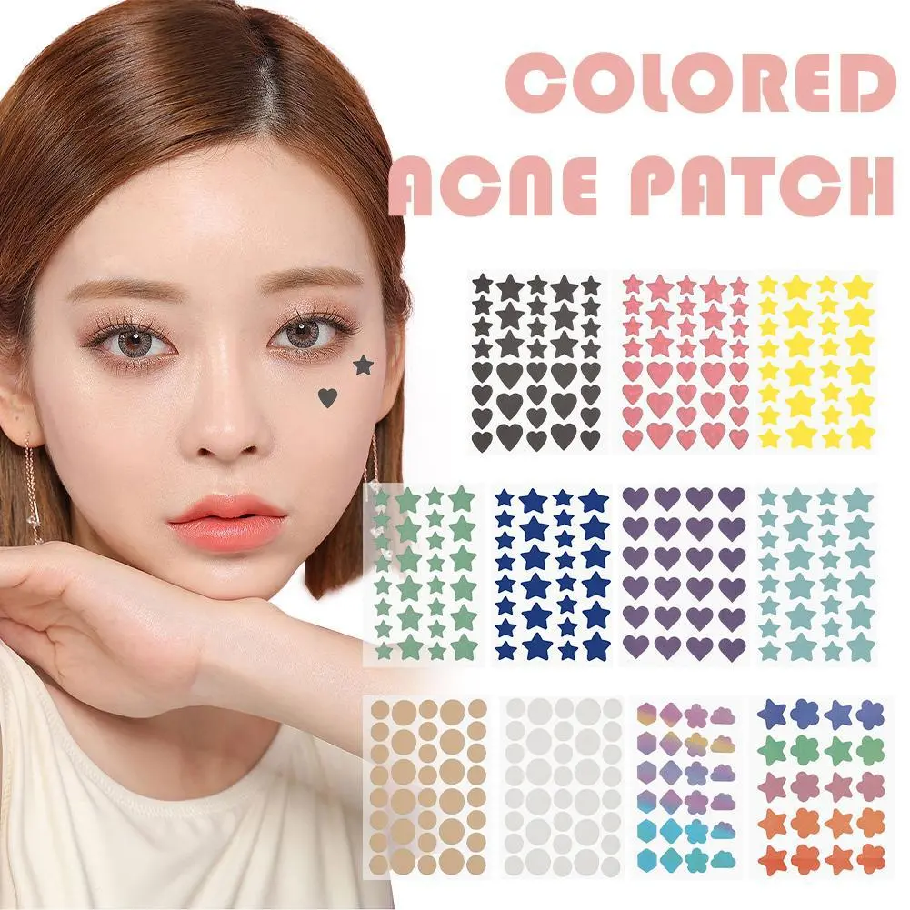 20/24/28/36pcs/sheet Acne Patch PE Colorful Star Shaped Covering Patches Acne Pimple