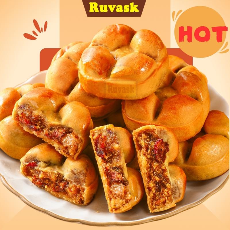  Bánh Táo Đỏ Óc Chó Không Đường Ít Ngọt - Bánh Nướng Táo Đỏ Óc Chó Mềm Dẻo Thơm Ngon - Bánh Ruvask 