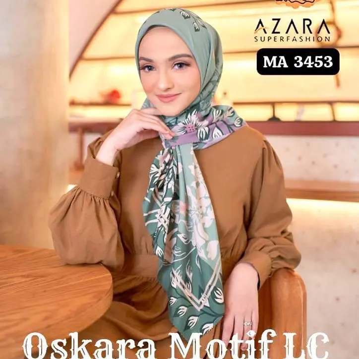 PAKET USAHA Segi empat motif azara (5 + 1 pics)