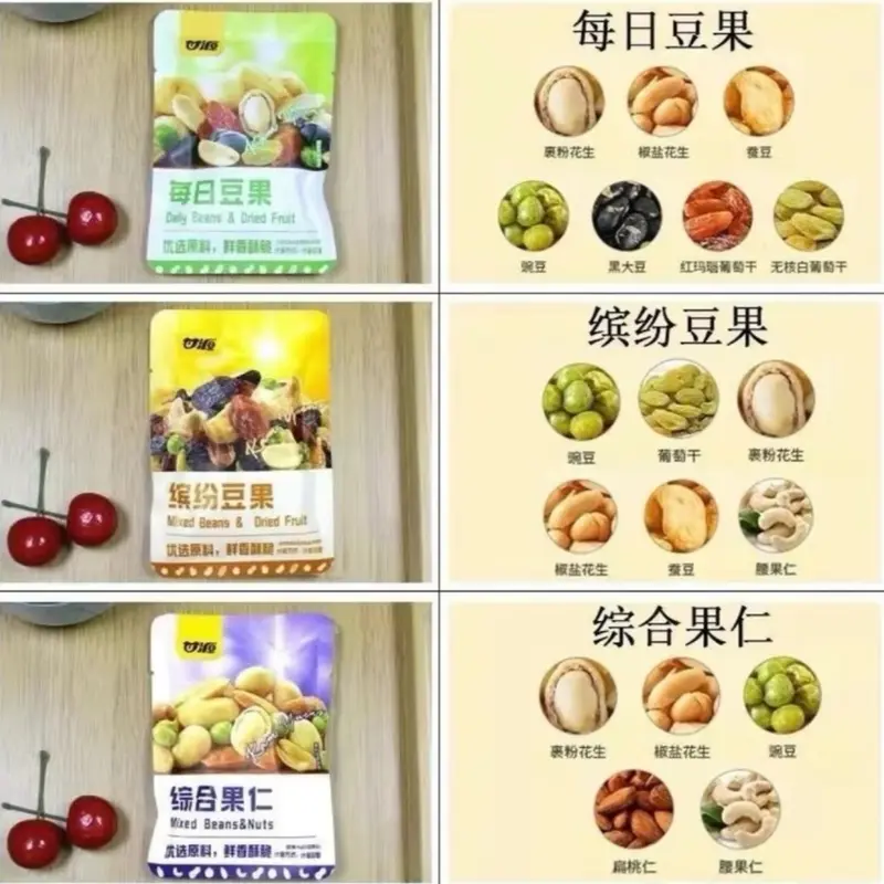 2kg (62-64) gói hạt mix ngũ cốc dinh dưỡng vị hoa quả sấy siêu ngon ăn vặt hàng loại 1 nội địa Trung 5