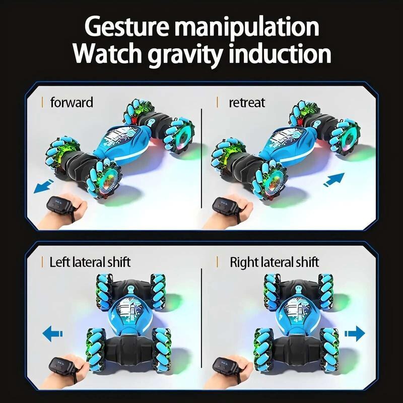 Gesture sensing Morphing remote control car Children's toys Twist four-wheel drive climbing stunt boy rechargeable off-road vehi 4